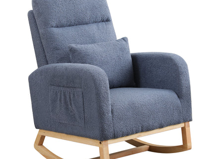 Levede Rocking Chair Ottoman Footrest With Side Pocket-1910112281321148416