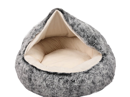 PaWz Pet Dog Calming Bed Warm Soft Plush M Medium-1886651040095408128