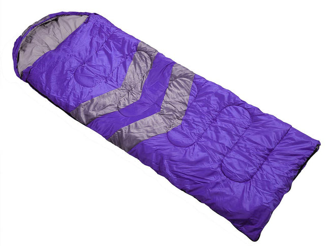 Mountview Single Sleeping Bag Bags Outdoor Purple-1894516814327713792