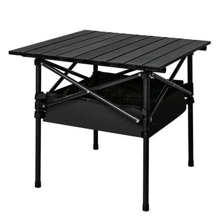 Levede Folding Camping Table Portable Black-1973194002366861312