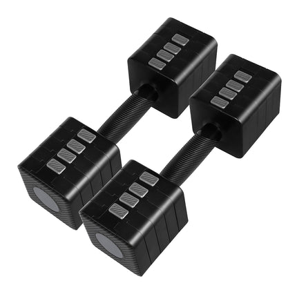 Centra A Pair 2.8KG-10KG Dumbbells Black-1973193425947856896
