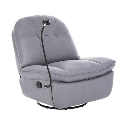 Levede Recliner Chair Lounge 360?Swivel Black-1975420440742596608