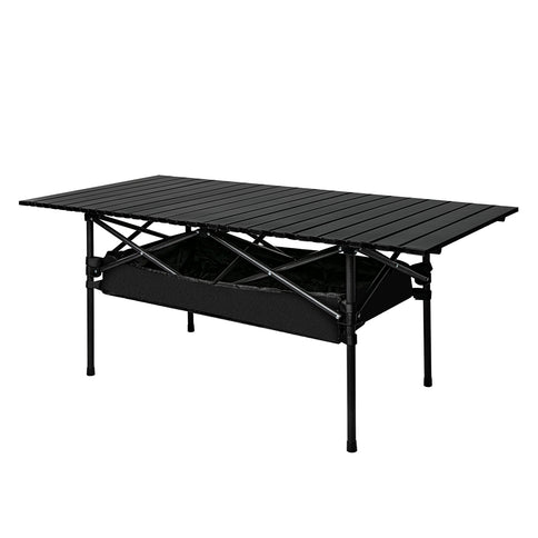 Levede Folding Camping Table Portable Black-1864184458035466240