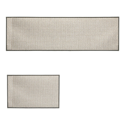 Marlow Kitchen Rug 2PCS Woven Non Slip Absorbent Grey-1973193519933820928