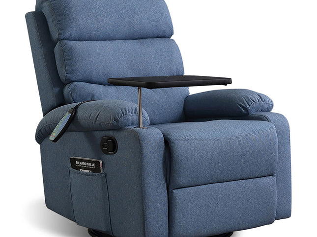 Levede Massage Chair Recliner Chairs Blue-1864184460317167616