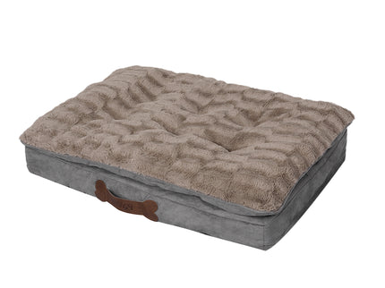 PaWz Dog Calming Bed Pet Cat Removable S Khaki Small-1864184509000454144