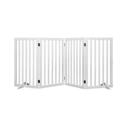 PaWz Wooden Pet Gate Dog Fence Safety White 800x 3MM-1975420452033662976