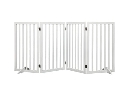 PaWz Wooden Pet Gate Dog Fence Safety White 800x 3MM-1864184510434906112