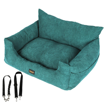 PaWz Pet Car Booster Seat Dog Protector L Green Large-1973193673273380864