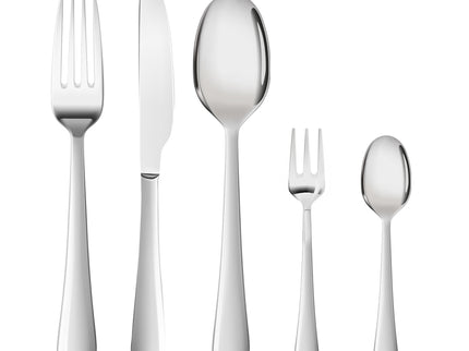 Cutlery Set Stainless Steel Knife Fork Silver-1864184347884654592