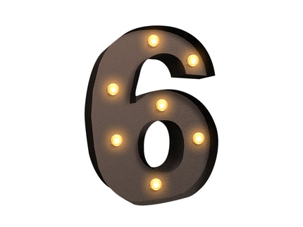 LED Metal Number Lights Free Standing-1910112226824556544