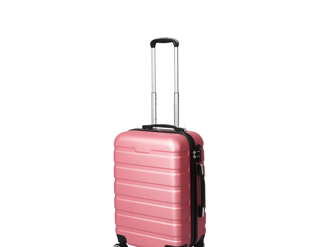 Slimbridge 20" Carry On Luggage Case Rose Gold 20 inch-1864184364921917440