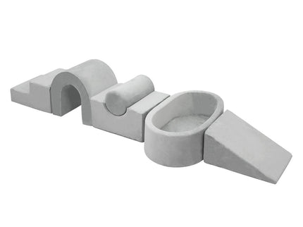 Bopeep Kids Foam Blocks Play Set Pit Climb Crawl Slide Soft Toddlers Toys Indoor-1954802414863388672