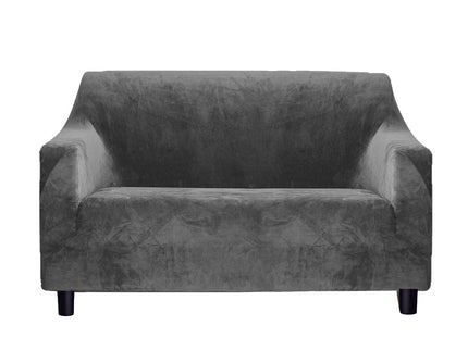 Marlow Sofa Covers 2 Seater High Stretch Grey-1864183531039756288
