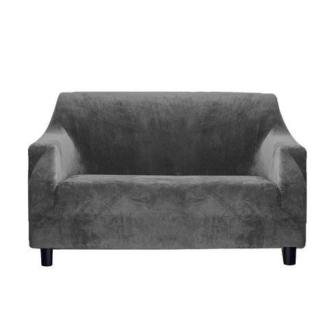 Marlow Sofa Covers 2 Seater High Stretch Grey-1864183531039756288