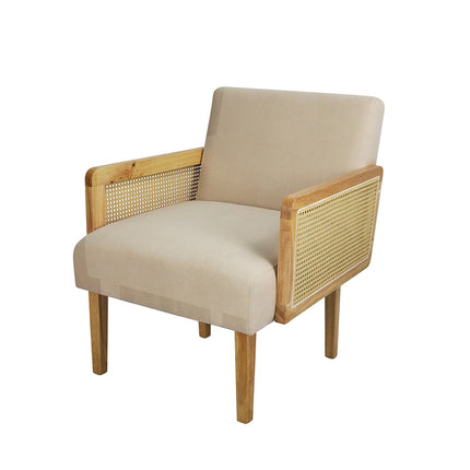 Levede Rattan Lounge Armchair-1975420378419433472