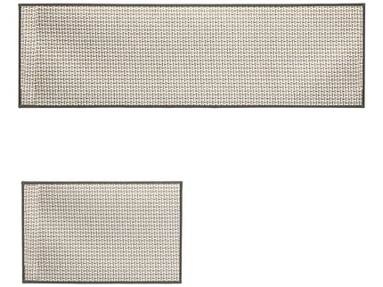 Marlow Kitchen Rug 2PCS Woven Non Slip Absorbent Grey-1910112282952732672