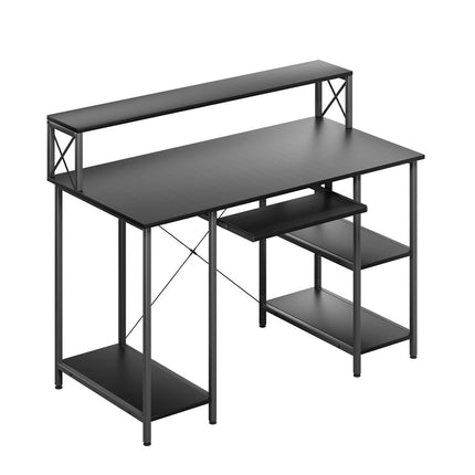 Levede Office Gaming Computer Desk Black-1973193441609388032