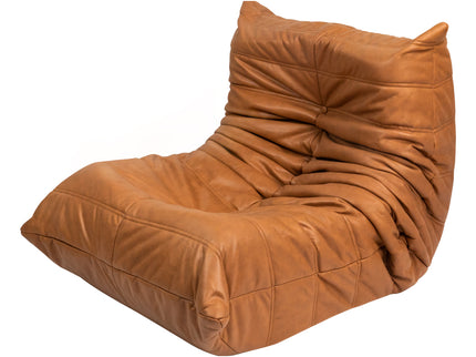 Levede Floor Chair Caterpillar Sofa Brown-1831592511332814848