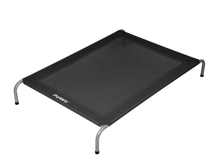 PaWz Elevated Trampoline Pet Bed Dog L Black Large-1864184560783331328