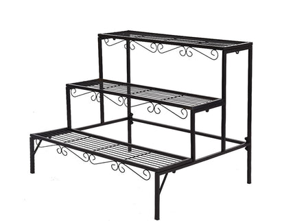 Levede Plant Stand 3 Tier Rectangle-1894516821856489472