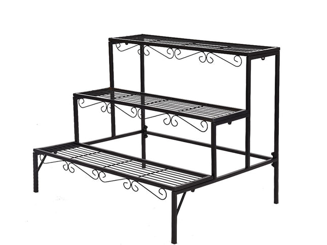 Levede Plant Stand 3 Tier Rectangle-1894516821856489472