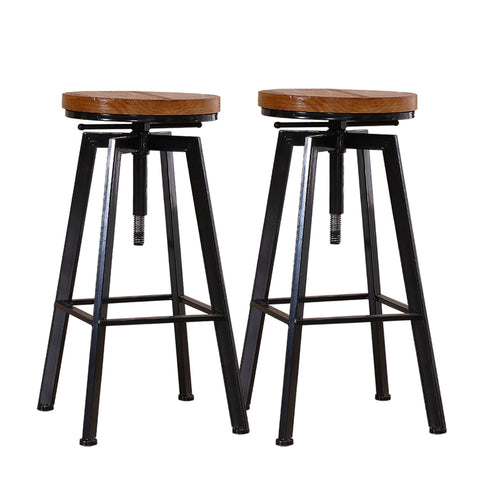 Levede 2x Bar Stools Industrial Kitchen-1910113233386213376