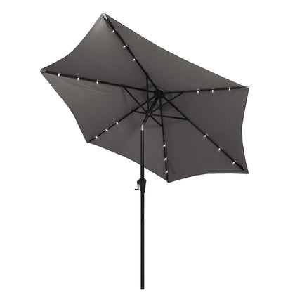 Centra 2.7M LED Outdoor Umbrella Base Stand Grey-1973193481950203904