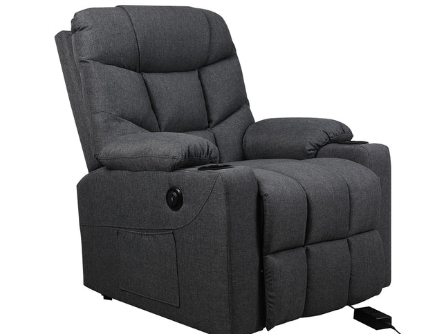 Levede Recliner Chair Electric Lift Grey-1864184459734159360