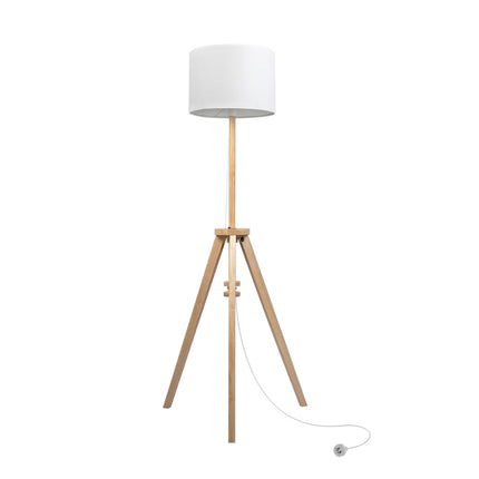 EMITTO Tripod Floor Lamp Wooden Modern Natural-1973193957894656000