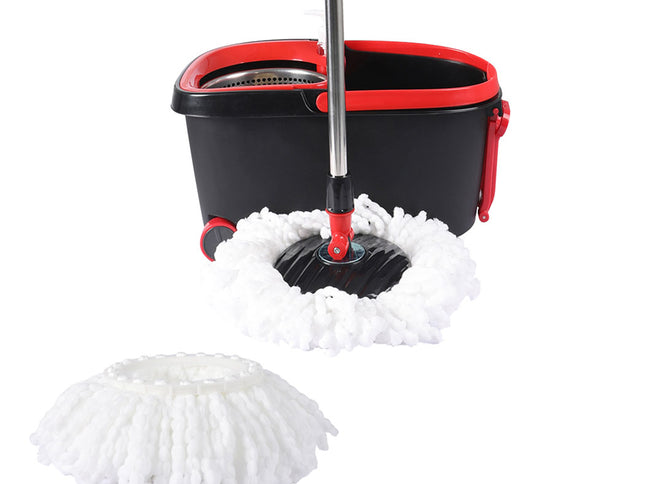 Cleanflo Spin Mop Bucket Set 360? Degree Black-1910113075697160192