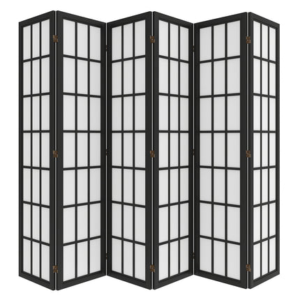 Levede 6 Panel Room Divider 170cm Freestanding Screen-1973193605594091520