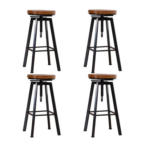 Levede 4x Bar Stools Industrial Kitchen-1910113234162159616