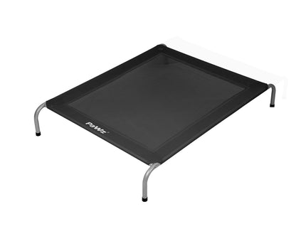 PaWz Elevated Trampoline Pet Bed Dog M Black Medium-1864184561081126912
