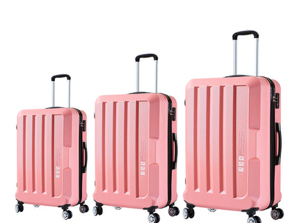 Slimbridge 20"24"28" 3PC Luggage Sets Rose Gold-1864184358022287360