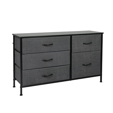 Levede Storage Cabinet Tower Chest Dark Grey-1973194081106530304
