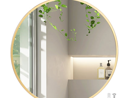 Yezi Bathroom Wall Mirror Round Large 60cm-1910112987629359104
