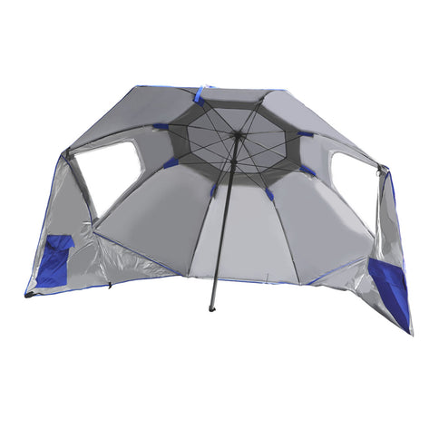 Mountview Beach Umbrella Outdoor Umbrellas Blue 2.33M-1864184685203165184
