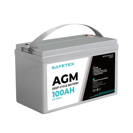 Safetex 12V 100Ah AGM Deep Cycle Lead-1950769975165849600