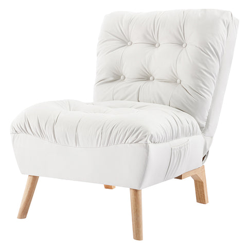 Levede Lounge Accent Chair Sofa Recliner Cream-1910113169913810944
