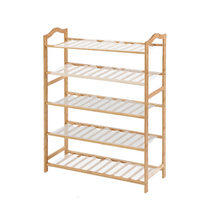 Levede Bamboo Shoe Rack Storage Wooden-1917016719709310976