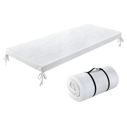 Dreamz Gel Memory Foam Mattress Topper Camping Bed Car Mattress Roll Floor Mat-2029334094772572160