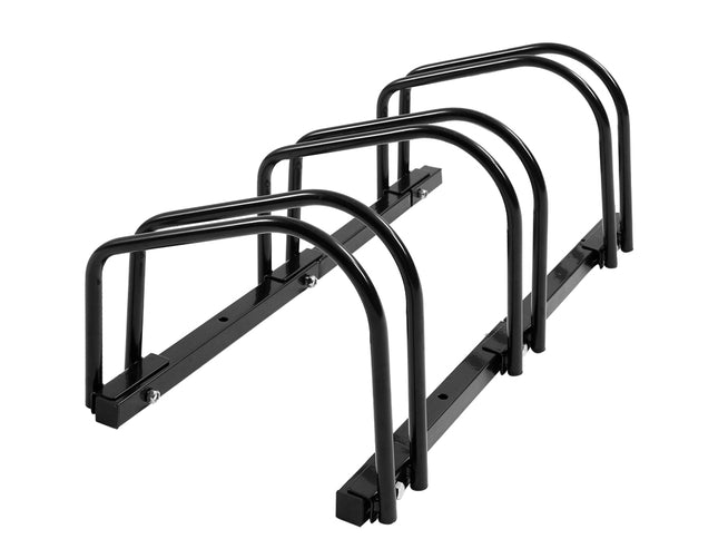 3 Bike Floor Parking Rack Bikes Stand-1864184592026701824