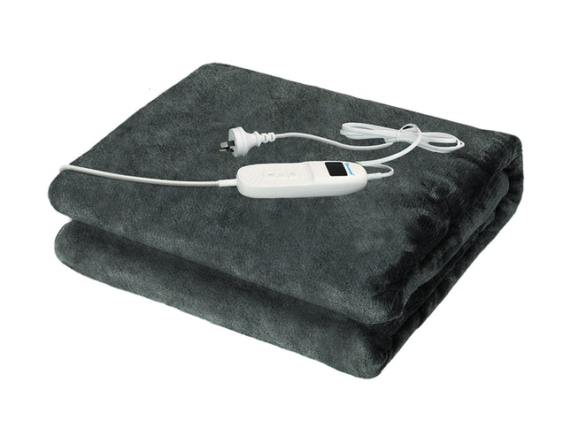 DreamZ Electric Throw Blanket Heated Timer Bedding Washable Warm Winter Snuggle-1886651027202117632
