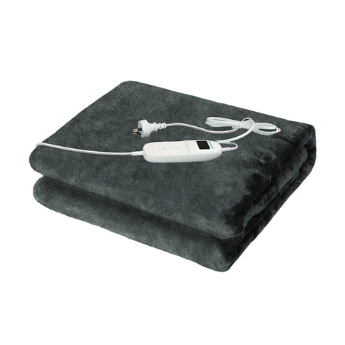 DreamZ Electric Throw Blanket Heated Timer Bedding Washable Warm Winter Snuggle-1886651027202117632