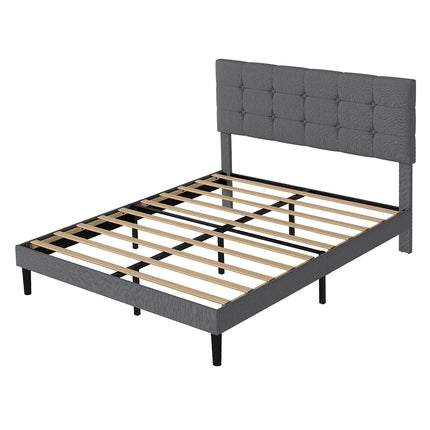 Levede Bed Frame Upholstered Platform Mattress Base Queen-2029387289368596480