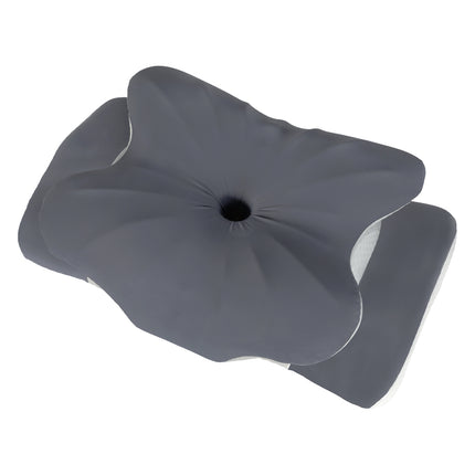 Dreamz Ergonomic Cervical Neck Pillow for Side Back Stomach Sleepers Washable-2061251866569871360