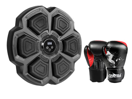 Centra Punching Box With 12OZ Boxing Glove Black-1954802363944538112