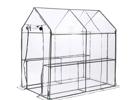 Levede 2 Tier Walk In Greenhouse Garden-1864184715028860928