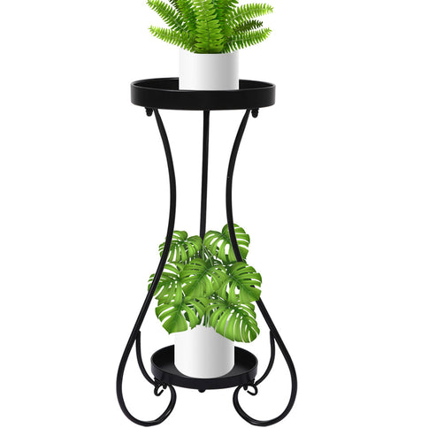 Levede Plant Stand 2 Tiers Outdoor Indoor Large-1864184719705509888
